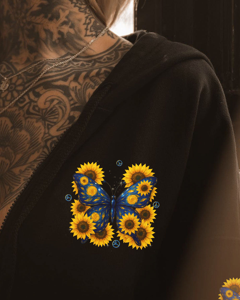 MAKE YOUR HEART THE PRETTIEST BUTTERFLY ALL OVER PRINT - TYTD2509252