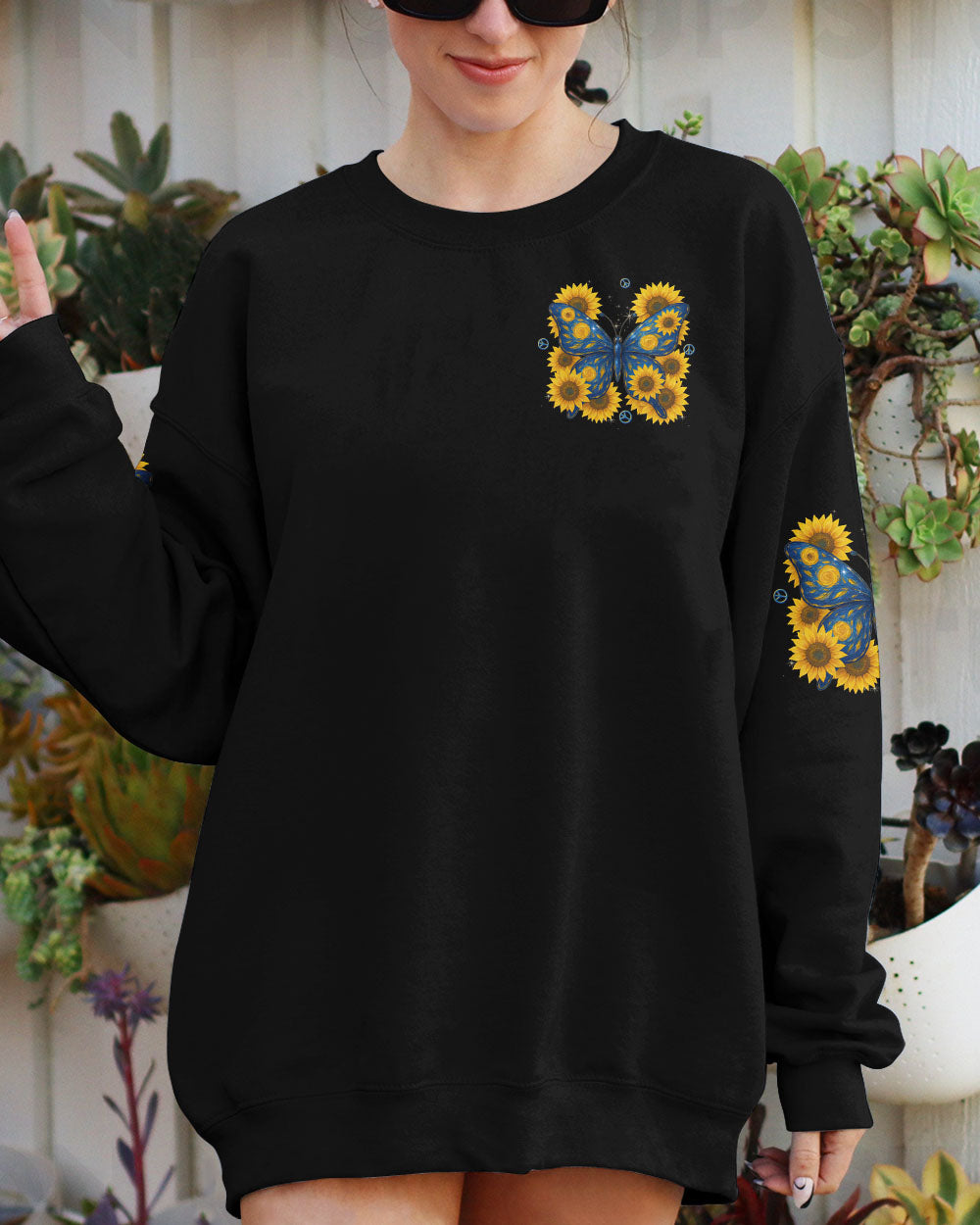 MAKE YOUR HEART THE PRETTIEST BUTTERFLY ALL OVER PRINT - TYTD2509252