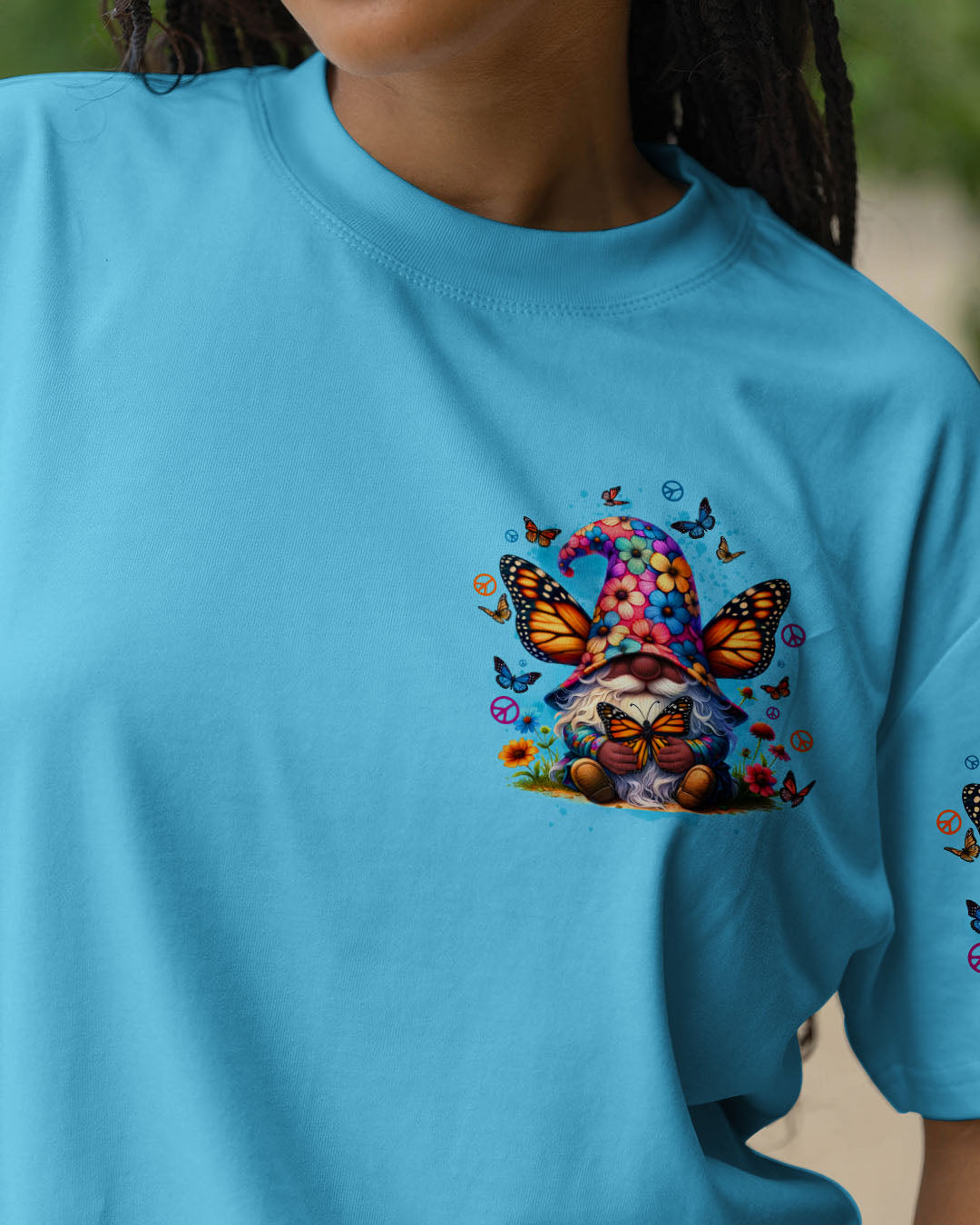 WHISPER WORDS OF WISDOM LET IT BE GNOME BUTTERFLY ALL OVER PRINT - TYTD2606251