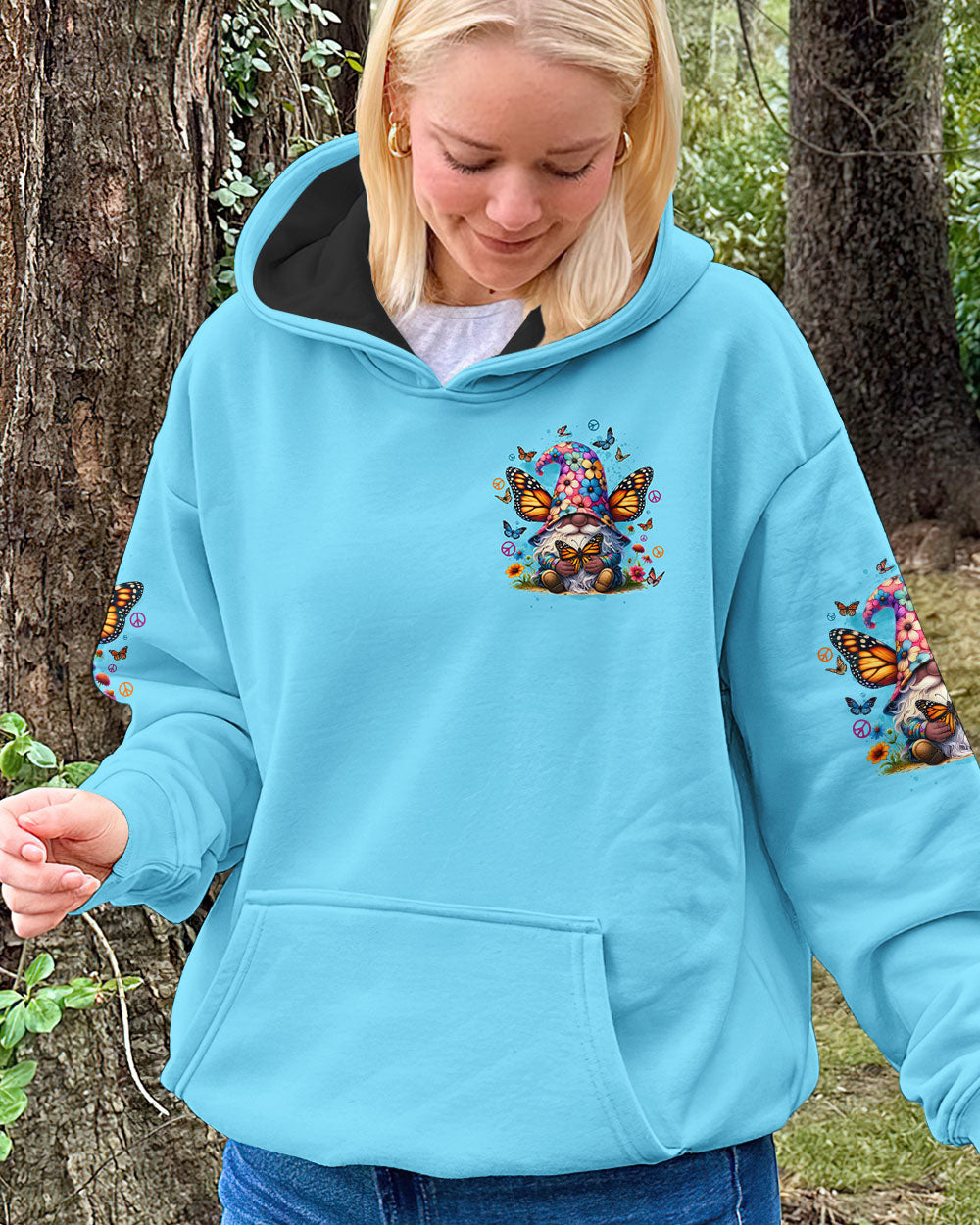 WHISPER WORDS OF WISDOM LET IT BE GNOME BUTTERFLY ALL OVER PRINT - TYTD2606251