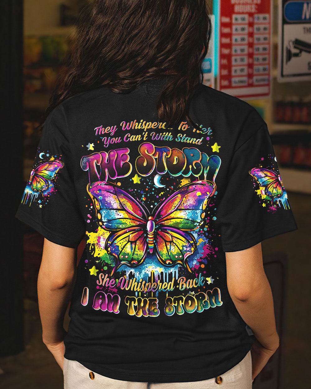 I AM THE STORM BUTTERFLY ALL OVER PRINT - TYTD2608242