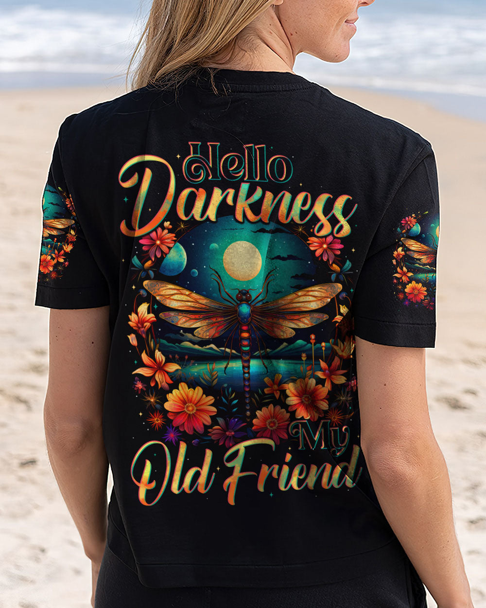 HELLO DARKNESS MY OLD FRIEND DRAGONFLY ALL OVER PRINT - TYTD2609252