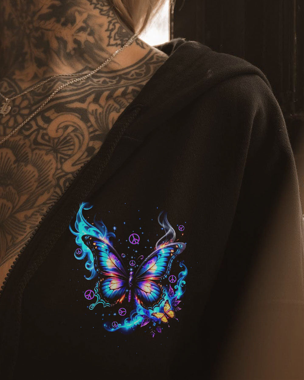 JUST BELIEVE BUTTERFLY ALL OVER PRINT - TYTD2610242