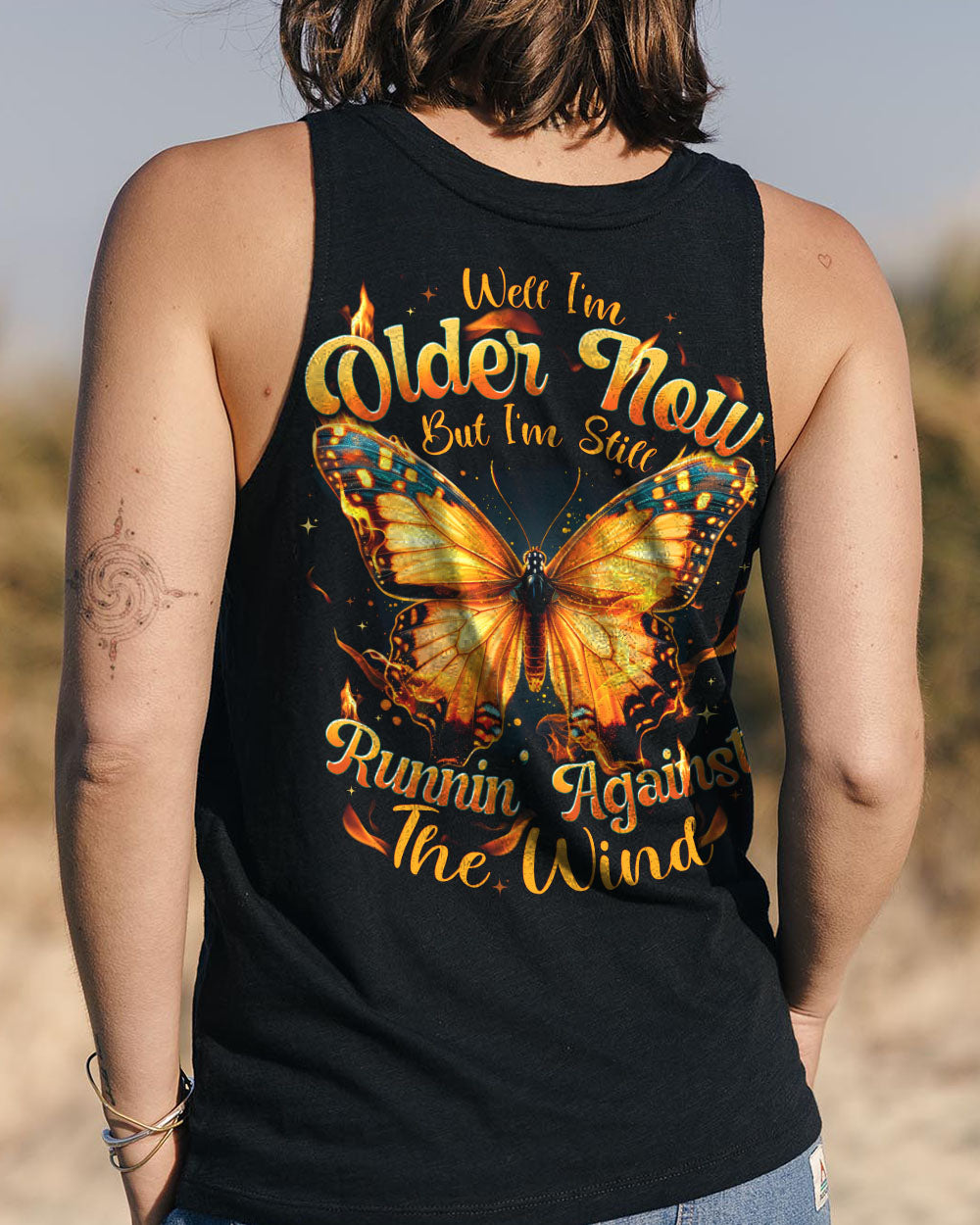 RUNNING AGAINST THE WIND BUTTERFLY ALL OVER PRINT - TYTD2611242