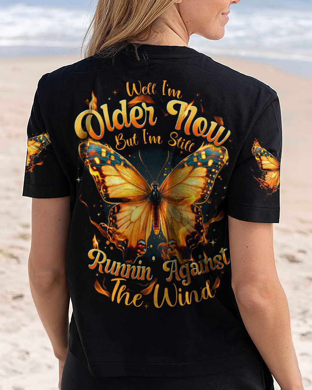 RUNNING AGAINST THE WIND BUTTERFLY ALL OVER PRINT - TYTD2611242