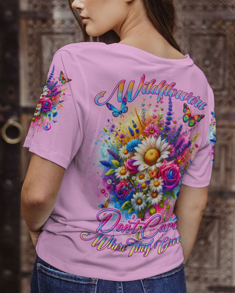 WILDFLOWERS GROW ALL OVER PRINT - TYTD2612231