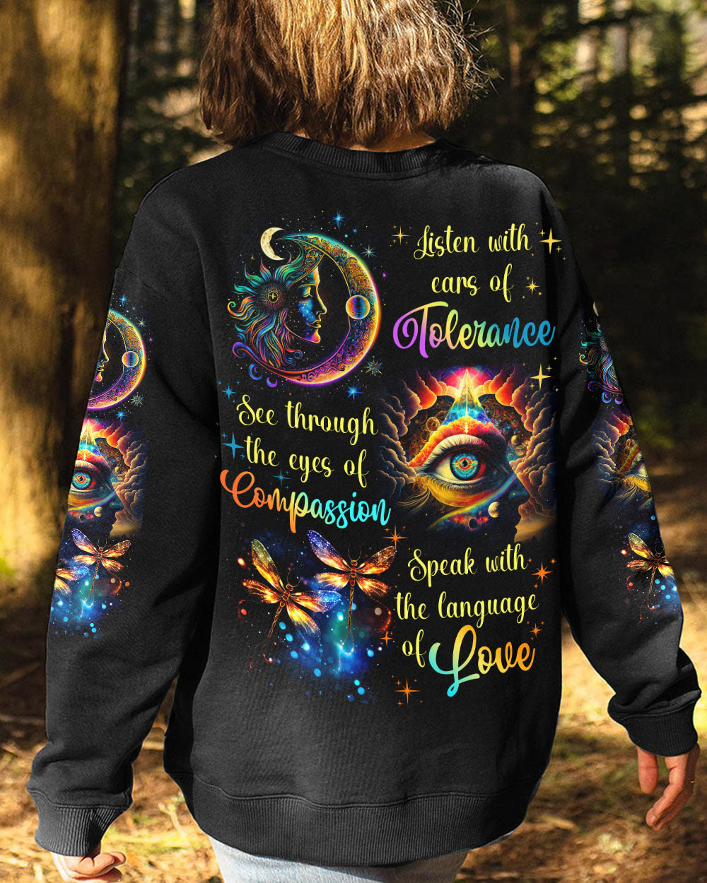 SEE THROUGH THE EYES OF COMPASSION ALL OVER PRINT - TYTD2702242