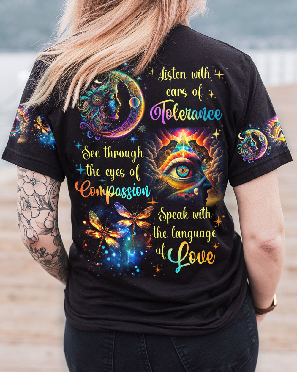 SEE THROUGH THE EYES OF COMPASSION ALL OVER PRINT - TYTD2702242