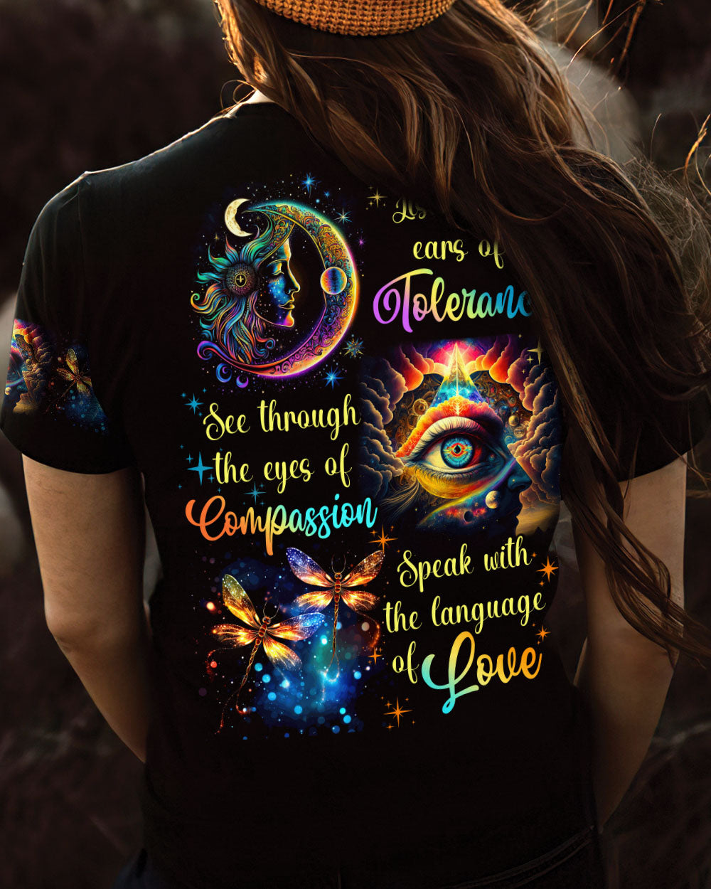 SEE THROUGH THE EYES OF COMPASSION ALL OVER PRINT - TYTD2702242