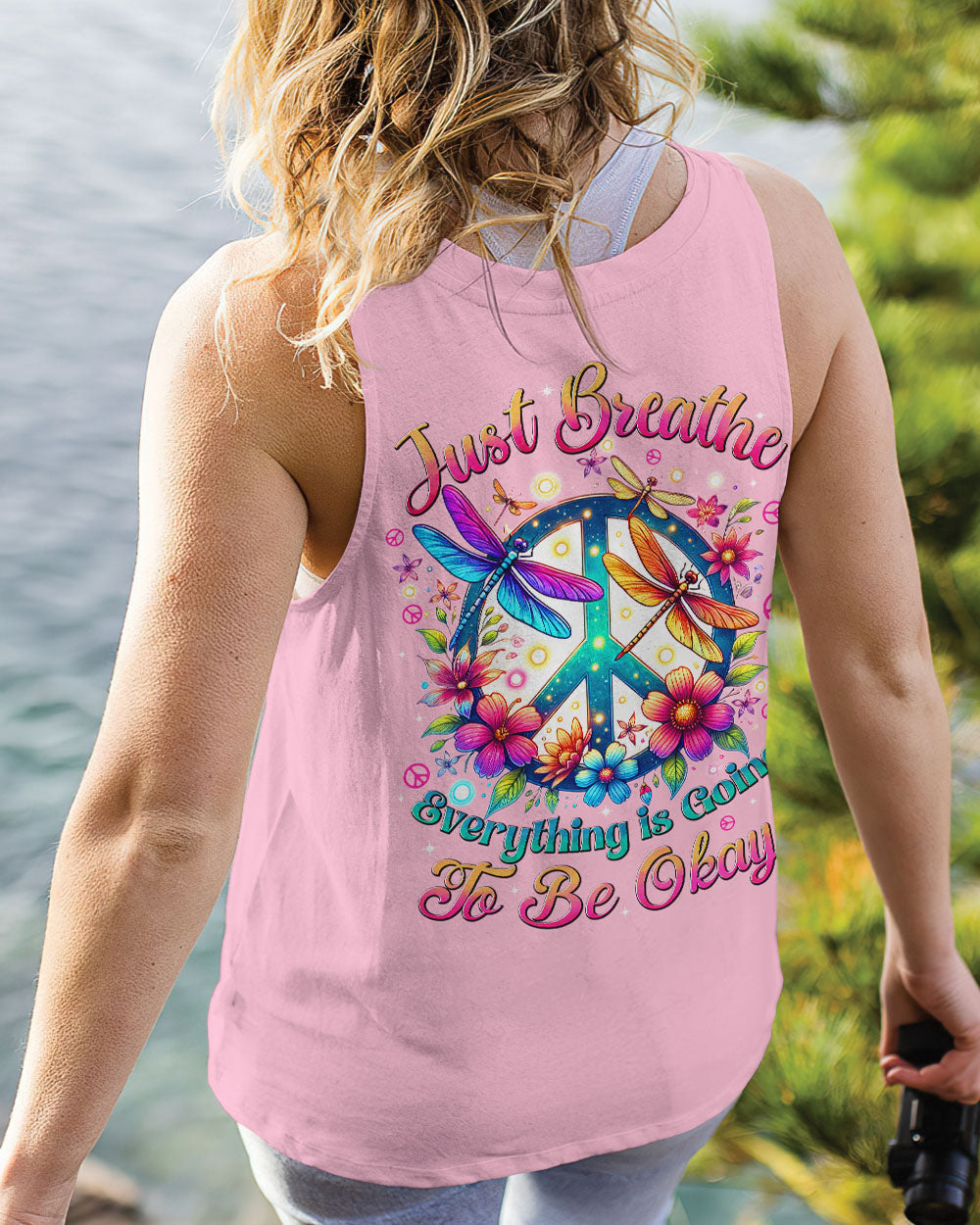 JUST BREATHE DRAGONFLIES ALL OVER PRINT - TYTD2703251