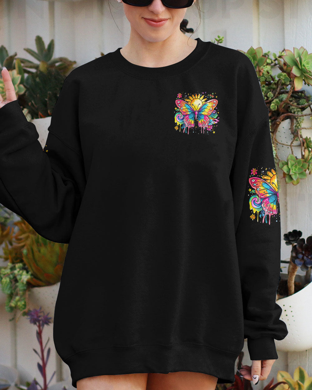 DANCE IN THE RAIN BUTTERFLY ALL OVER PRINT - TYTD2708242