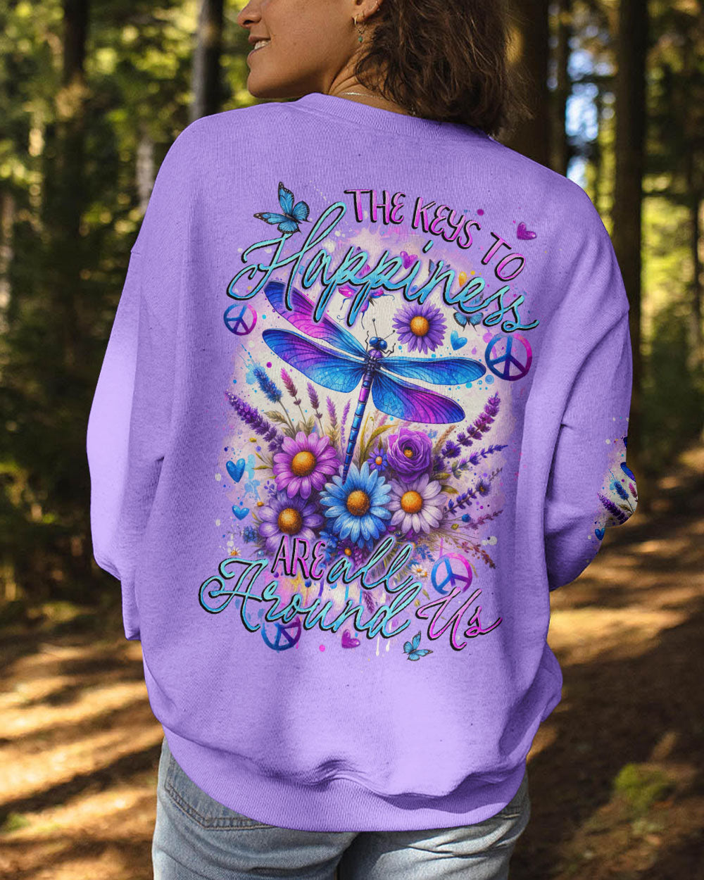 THE KEYS TO HAPPINESS ALL OVER PRINT - TYTD2712232