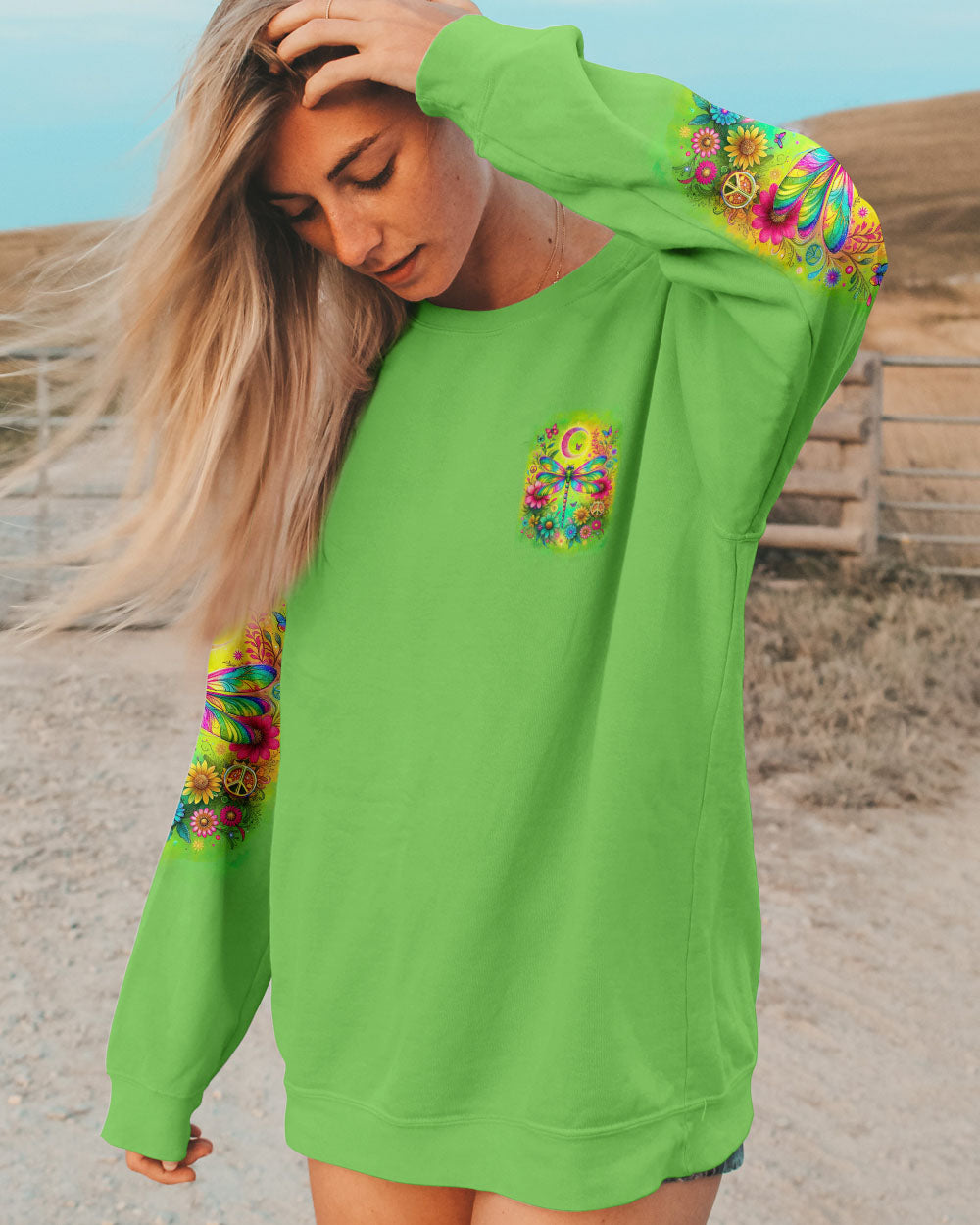LET YOUR SMILE CHANGE THE WORLD DRAGONFLY ALL OVER PRINT - TYTD2712233
