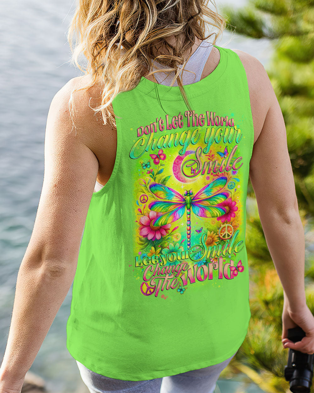 LET YOUR SMILE CHANGE THE WORLD DRAGONFLY ALL OVER PRINT - TYTD2712233