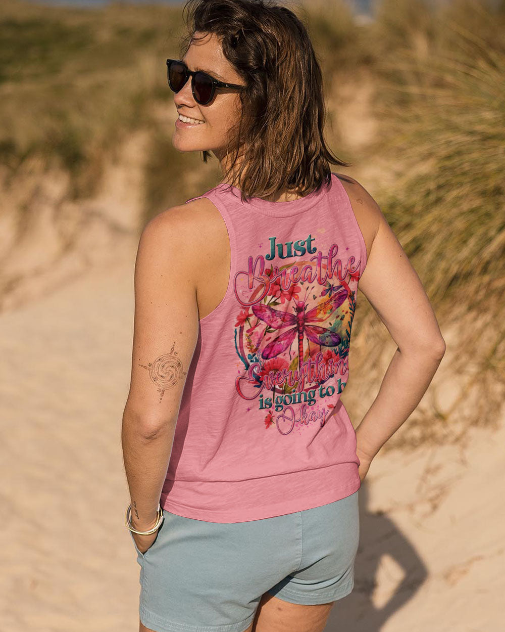JUST BREATHE DRAGONFLY ALL OVER PRINT - TYTD2802244