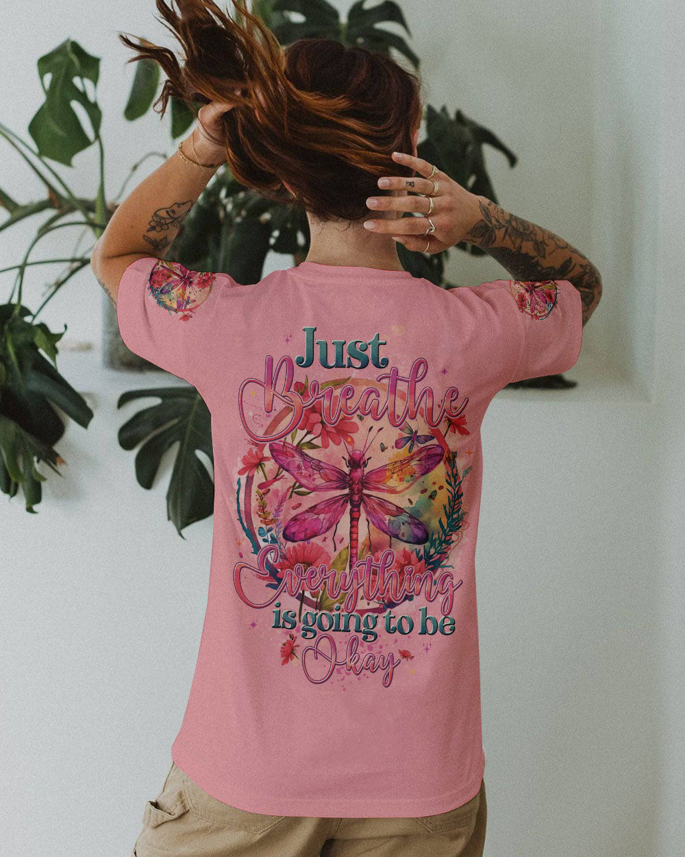 JUST BREATHE DRAGONFLY ALL OVER PRINT - TYTD2802244