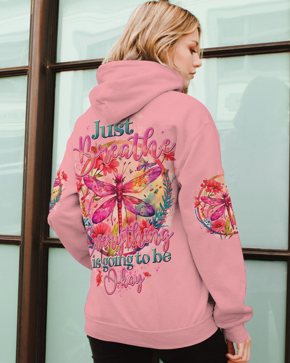 JUST BREATHE DRAGONFLY ALL OVER PRINT - TYTD2802244