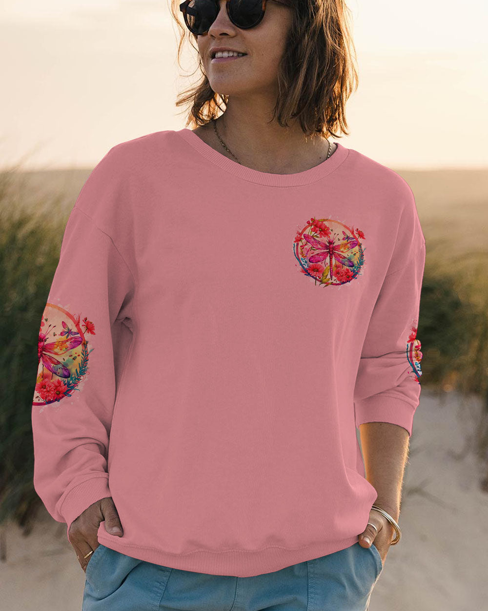 JUST BREATHE DRAGONFLY ALL OVER PRINT - TYTD2802244