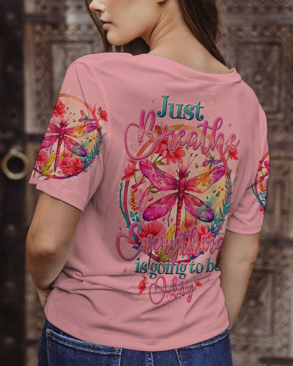 JUST BREATHE DRAGONFLY ALL OVER PRINT - TYTD2802244