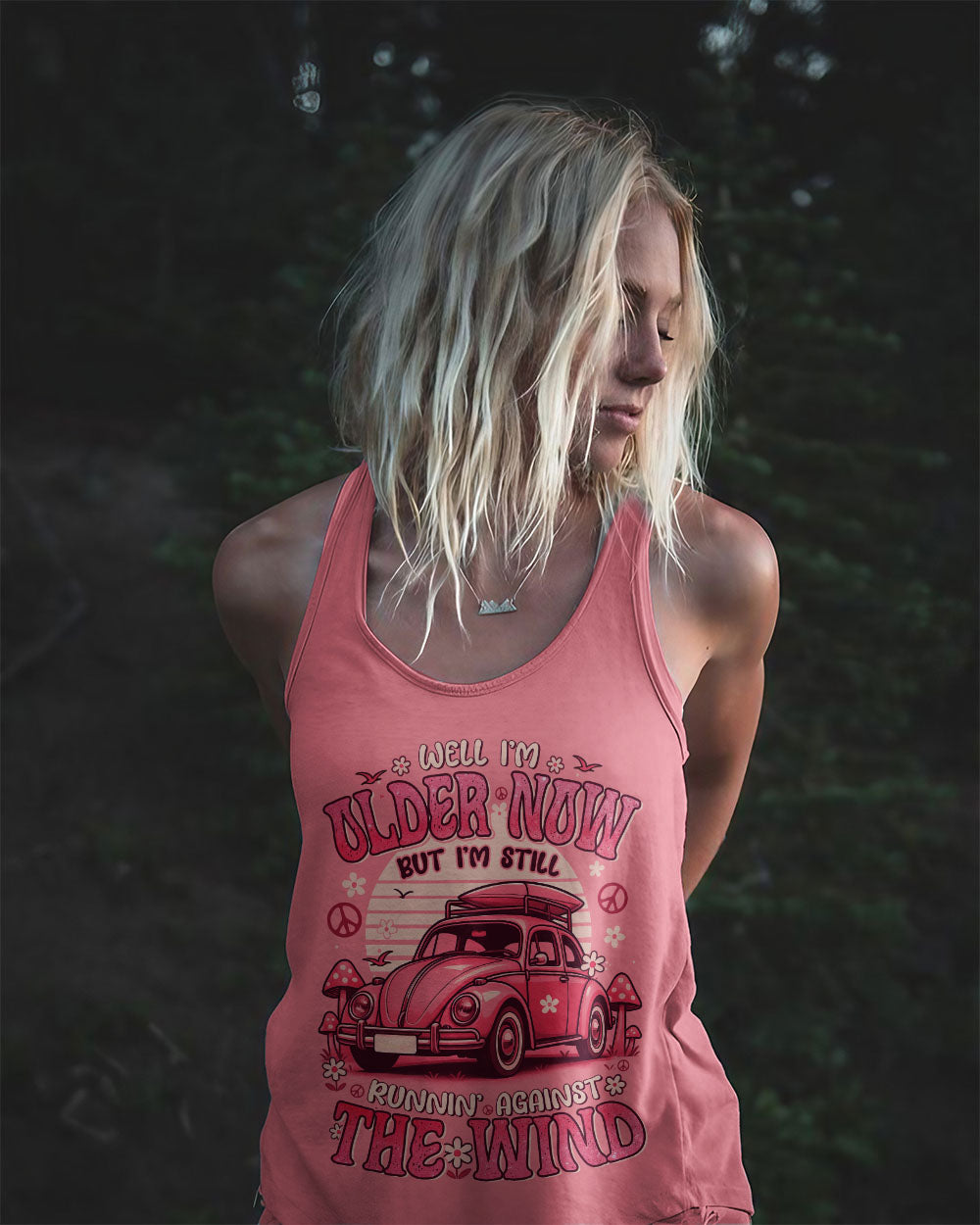 RUNNING AGAINST THE WIND PINK CAR ALL OVER PRINT - TYTD2808252