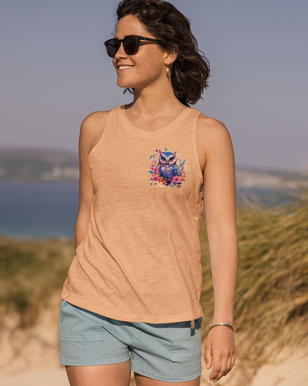 WHISPER WORDS OF WISDOM LET IT BE OWL ALL OVER PRINT - TYTD2810251