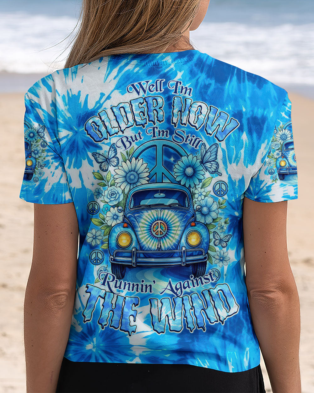 RUNNING AGAINST THE WIND CAR TIE DYE ALL OVER PRINT - TYTD2811252
