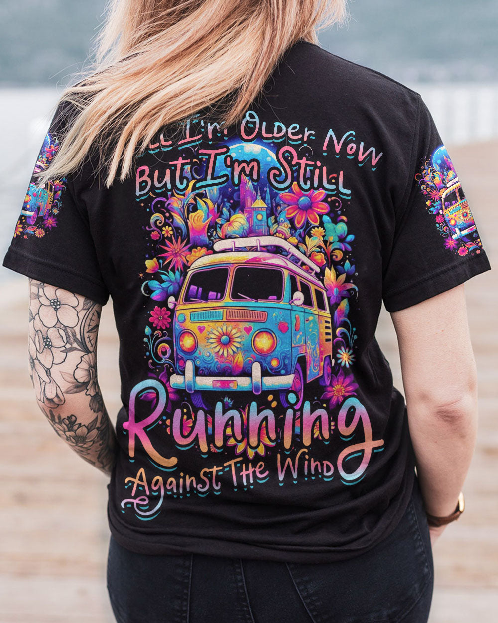 RUNNING AGAINST THE WIND ALL OVER PRINT - TYTD2905231