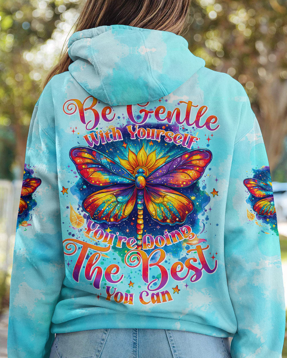 BE GENTLE WITH YOURSELF ALL OVER PRINT - TYTD2908242