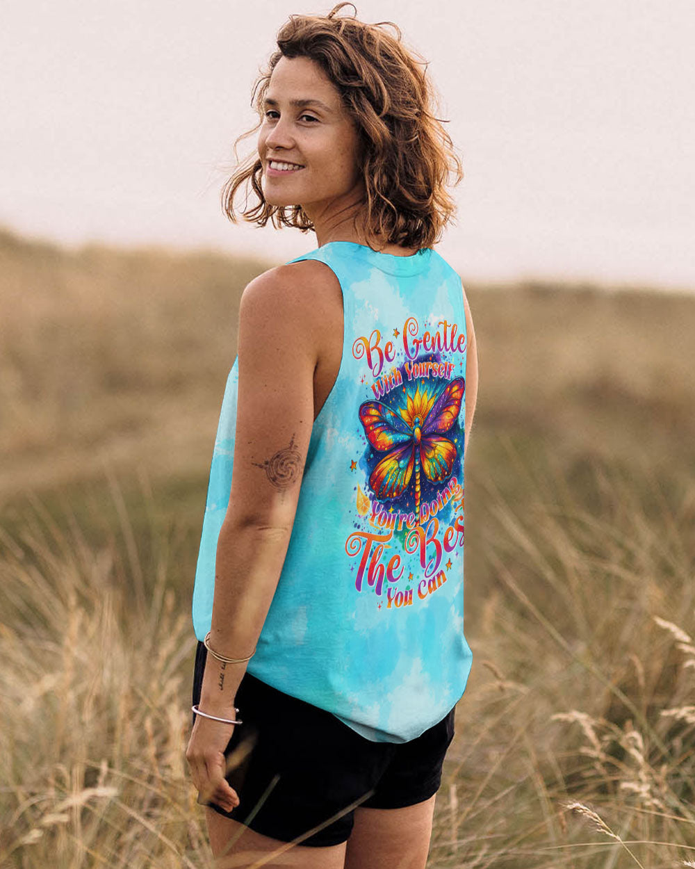 BE GENTLE WITH YOURSELF ALL OVER PRINT - TYTD2908242