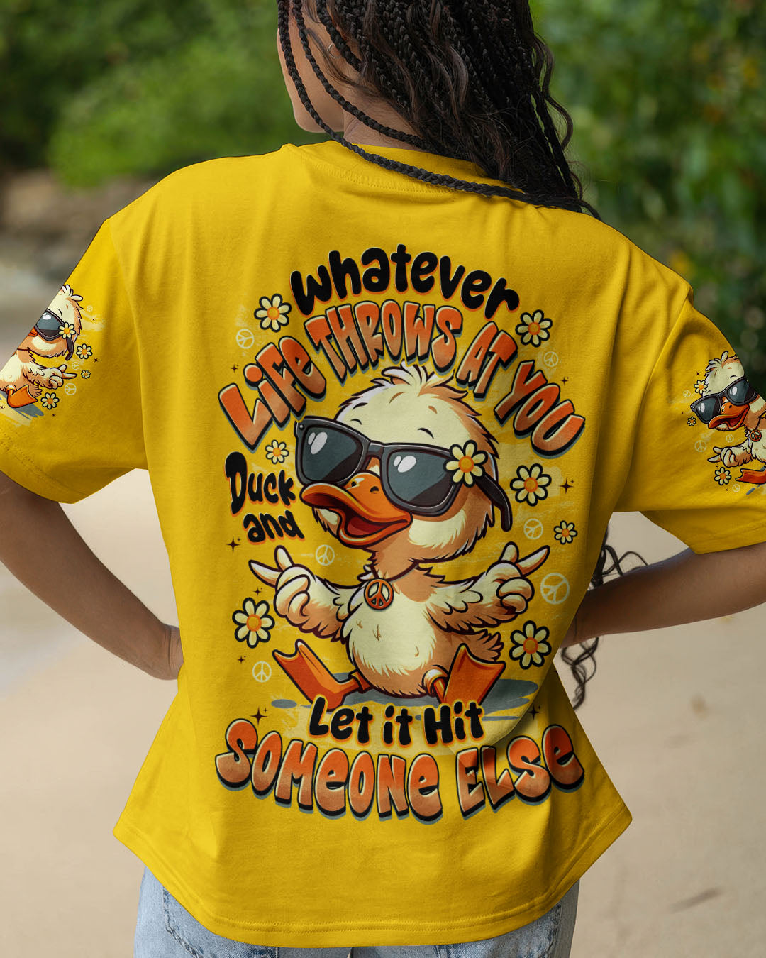 WHATEVER LIFE THROWS AT YOU DUCK ALL OVER PRINT - TYTD2908253