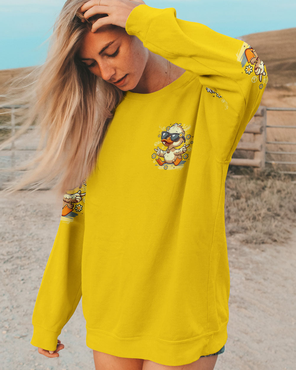 WHATEVER LIFE THROWS AT YOU DUCK ALL OVER PRINT - TYTD2908253