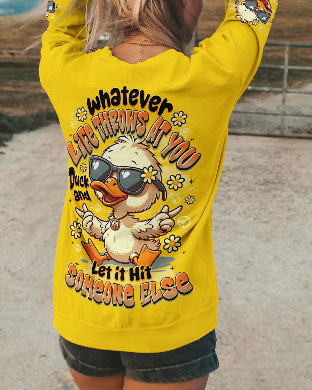 WHATEVER LIFE THROWS AT YOU DUCK ALL OVER PRINT - TYTD2908253