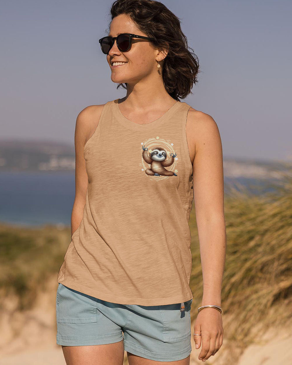 JUST BREATHE SLOTH ALL OVER PRINT - TYTD2908254