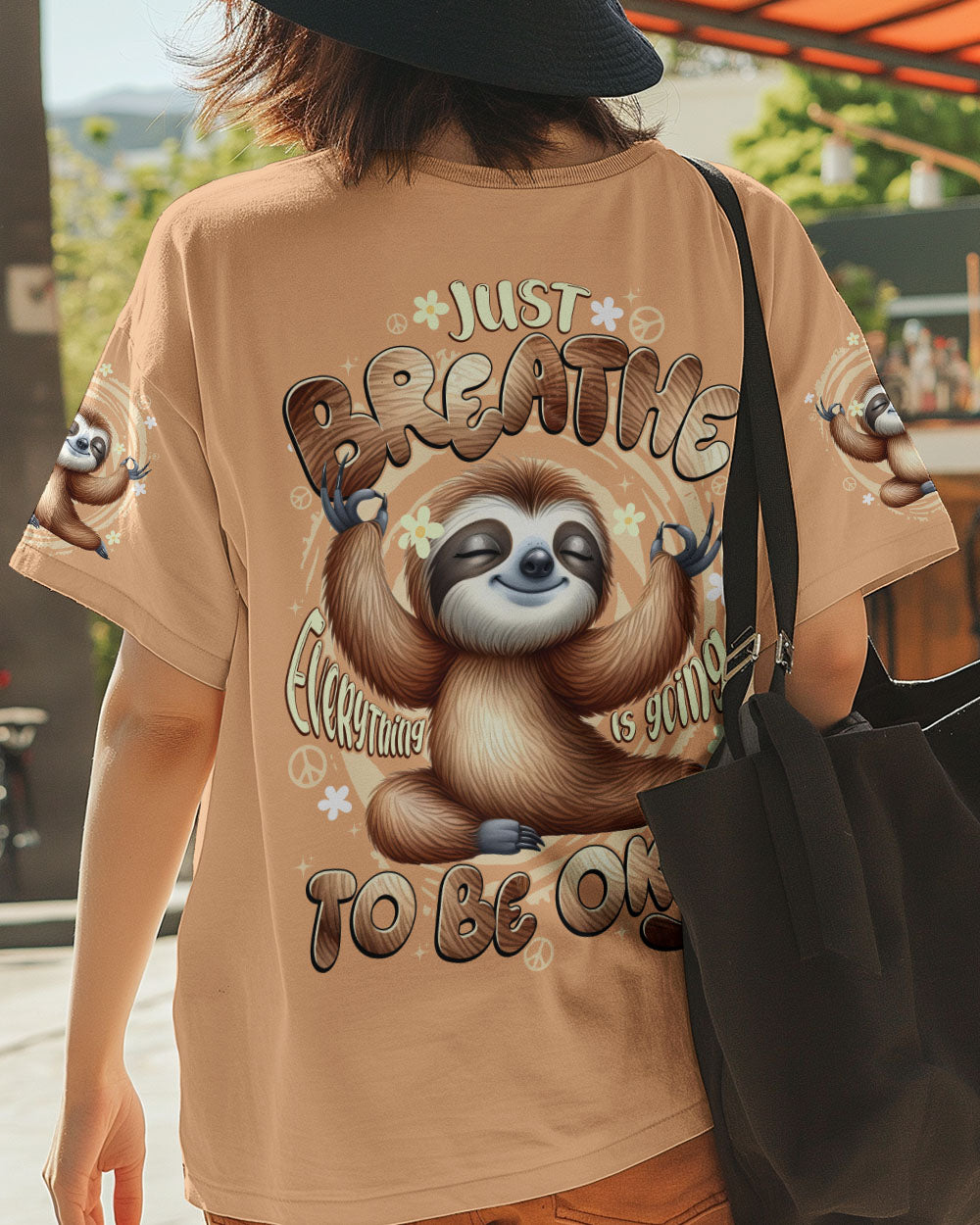 JUST BREATHE SLOTH ALL OVER PRINT - TYTD2908254