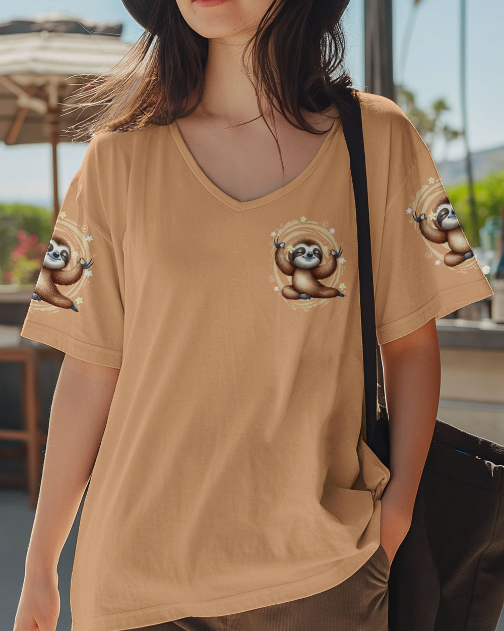 JUST BREATHE SLOTH ALL OVER PRINT - TYTD2908254