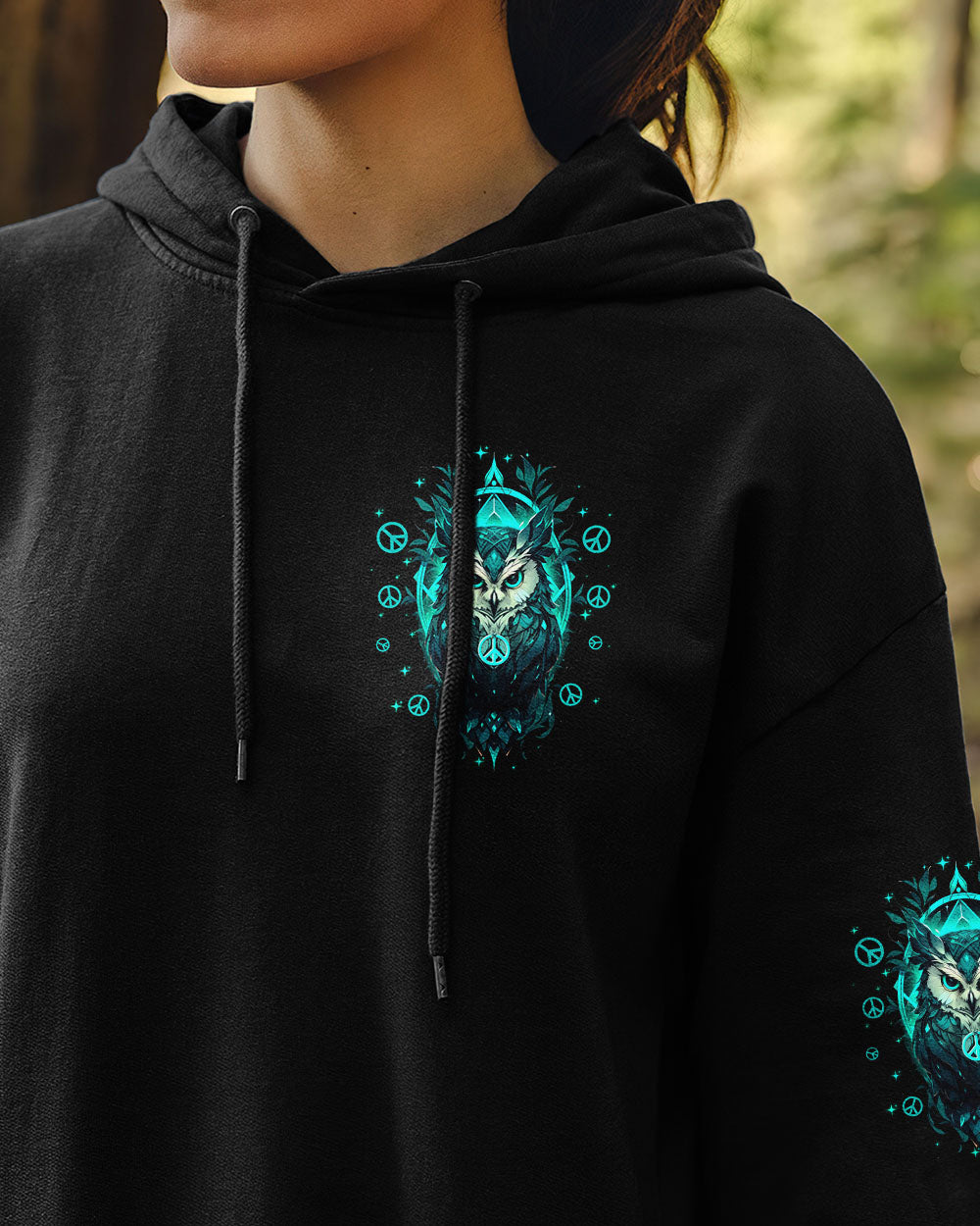WHISPER WORDS OF WISDOM LET IT BE OWL ALL OVER PRINT - TYTD2911243