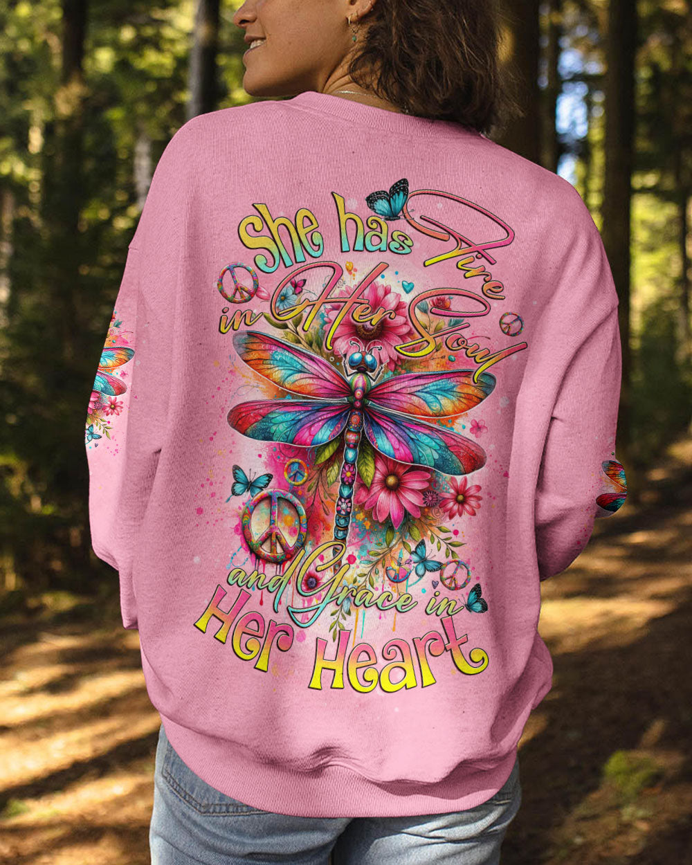 FIRE IN HER SOUL DRAGONFLY ALL OVER PRINT - TYTD2912231