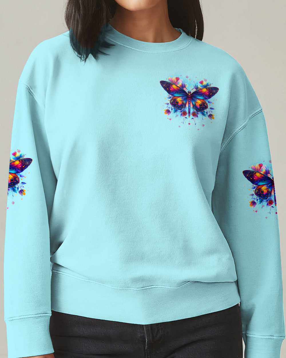 LIVE AND LET LIVE BUTTERFLY ALL OVER PRINT - TYTD3009241