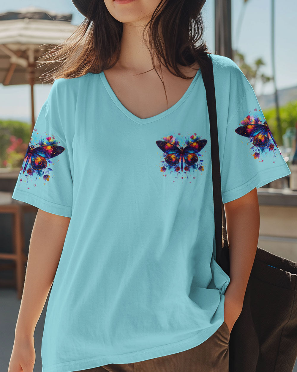 LIVE AND LET LIVE BUTTERFLY ALL OVER PRINT - TYTD3009241