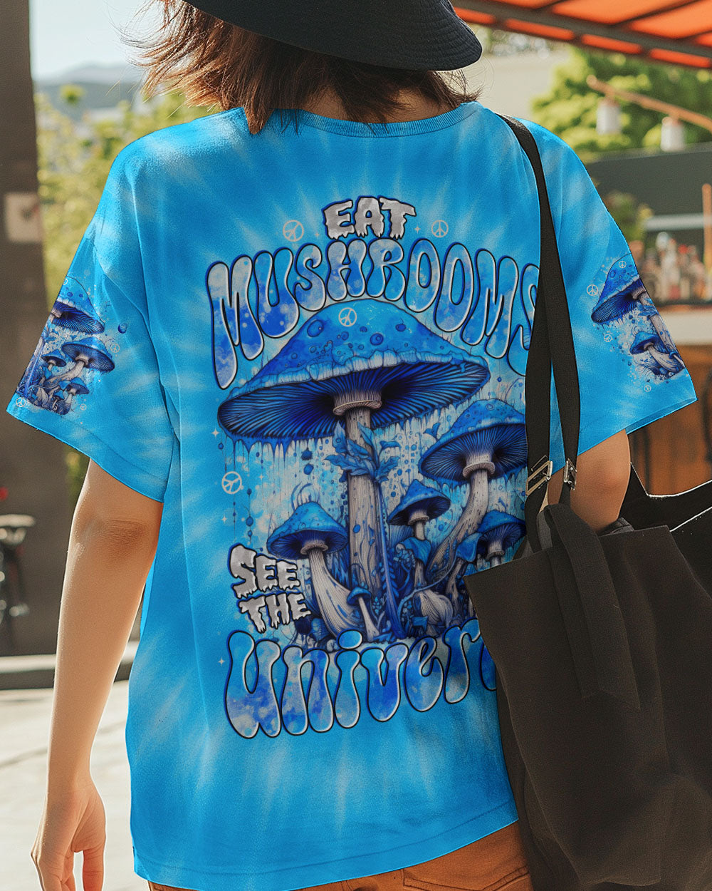 EAT MUSHROOMS SEE THE UNIVERSE TIE DYE ALL OVER PRINT - TYTD3010253