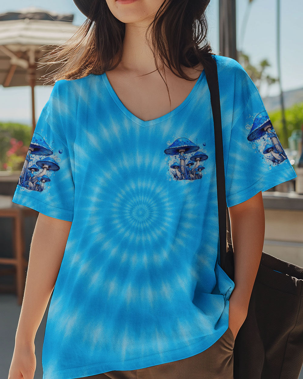 EAT MUSHROOMS SEE THE UNIVERSE TIE DYE ALL OVER PRINT - TYTD3010253