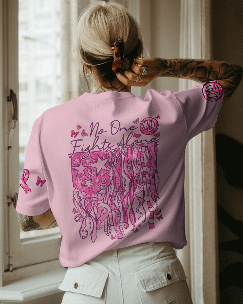 NO ONE FIGHTS ALONE ALL OVER PRINT - TYTD3108232