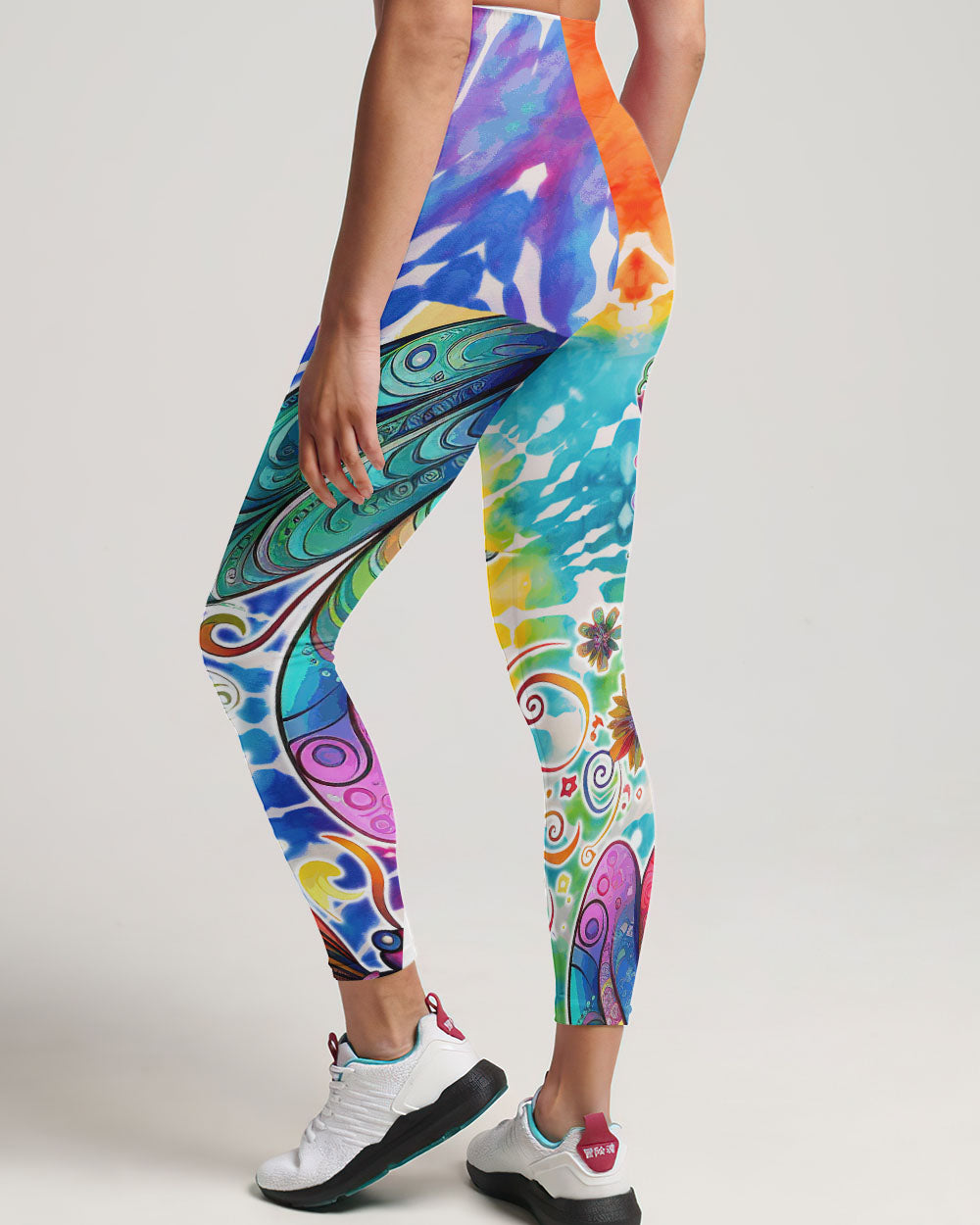 RUNNING AGAINST THE WIND DRAGONFLY TIE DYE ALL OVER PRINT - TYTM0108232