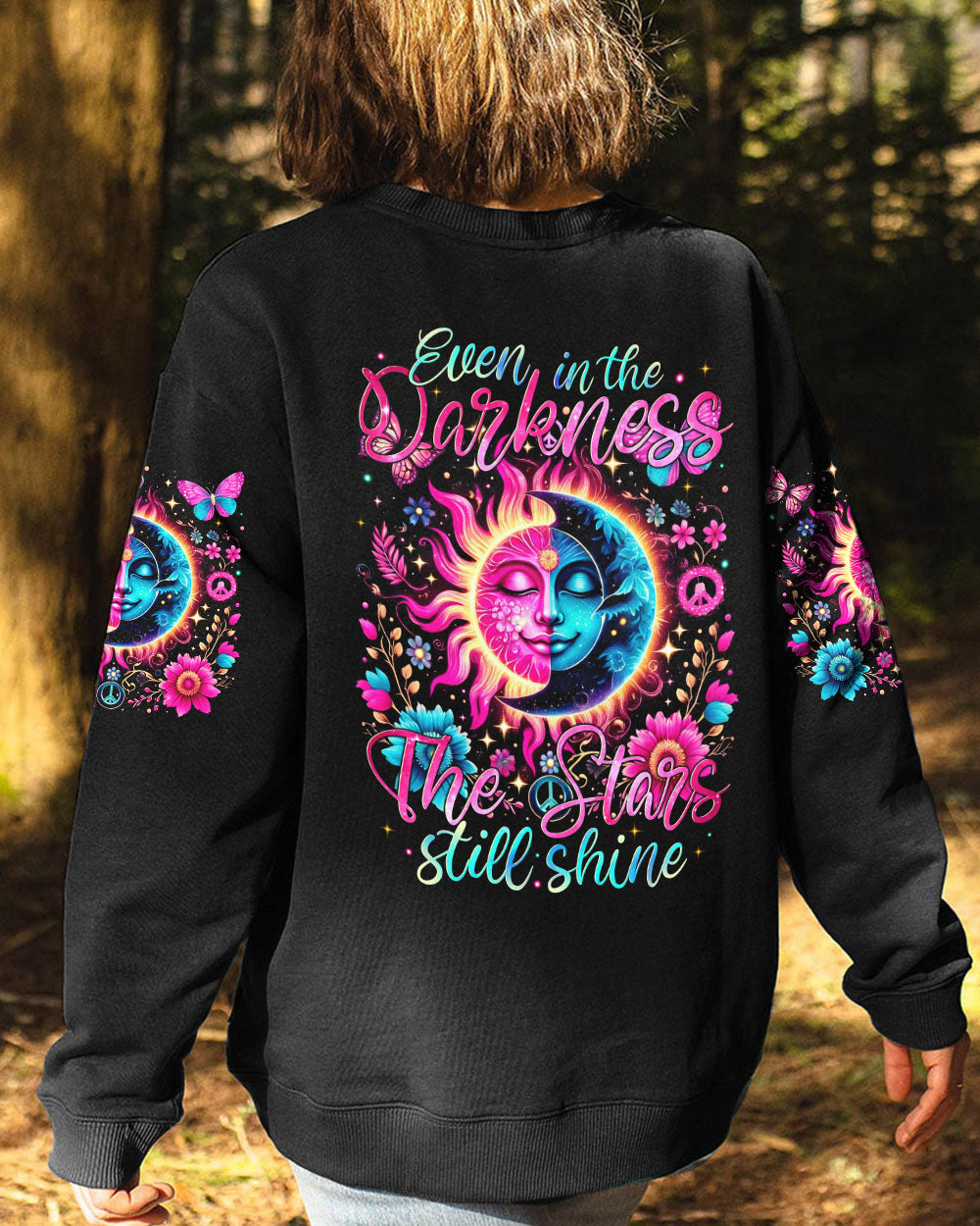 EVEN IN THE DARKNESS THE STARS STILL SHINE ALL OVER PRINT - TYTM0205245