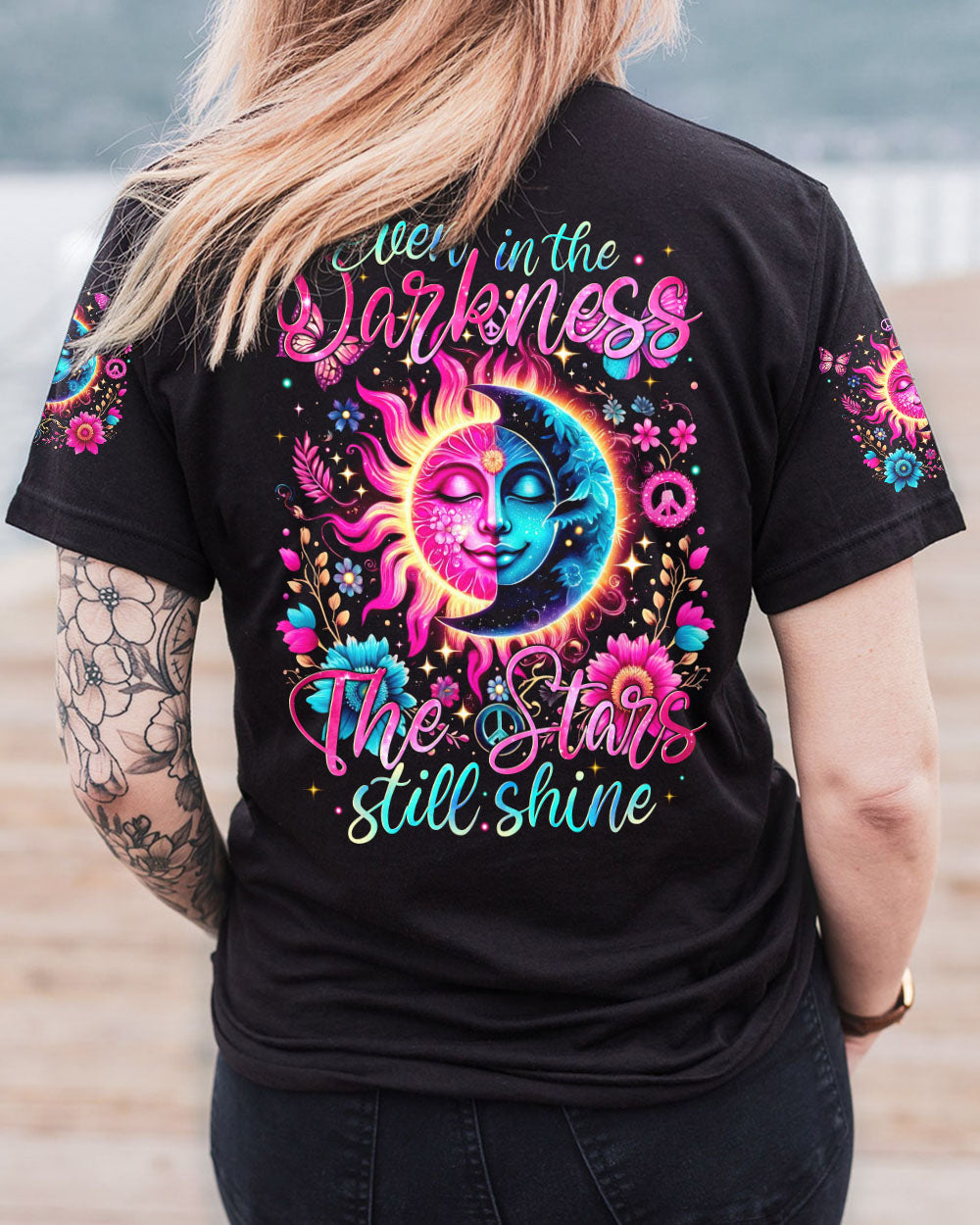 EVEN IN THE DARKNESS THE STARS STILL SHINE ALL OVER PRINT - TYTM0205245