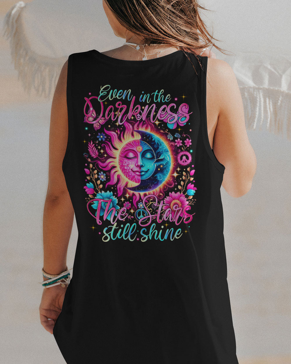 EVEN IN THE DARKNESS THE STARS STILL SHINE ALL OVER PRINT - TYTM0205245