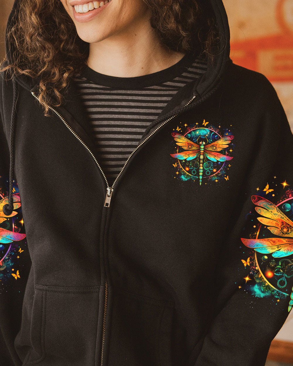 MAY YOU TOUCH DRAGONFLIES AND STARS ALL OVER PRINT - TYTM0306253