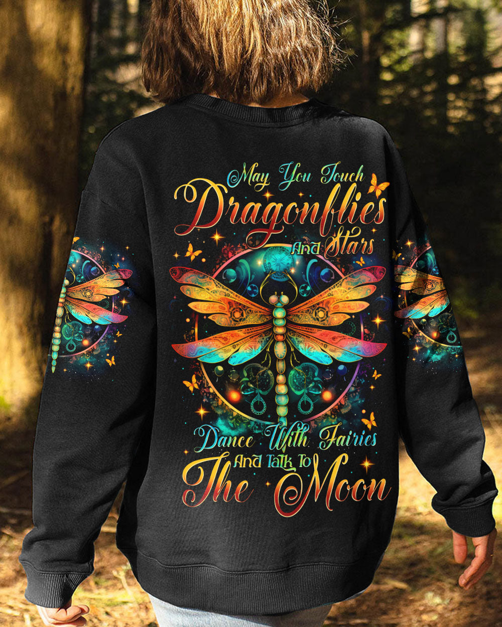 MAY YOU TOUCH DRAGONFLIES AND STARS ALL OVER PRINT - TYTM0306253