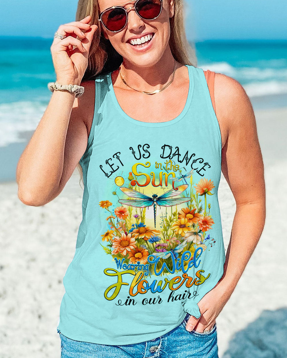 LET US DANCE IN THE SUN DRAGONFLY ALL OVER PRINT - TYTM0308231