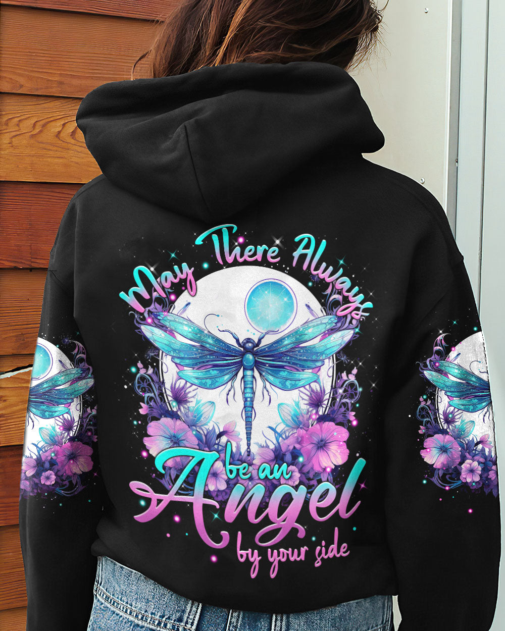 ANGEL BY YOUR SIDE DRAGONFLY ALL OVER PRINT - TYTM0408232